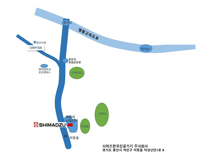 시마즈 찾아오시는 길 약도