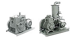 Medium, large oil rotary vacuum pump